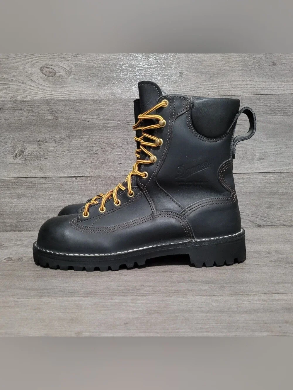 Danner Centurion Men's sz 8 Goretex Vibram safety toe boots 11000 12B991 black